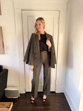 SEZANE Houndstooth suit set